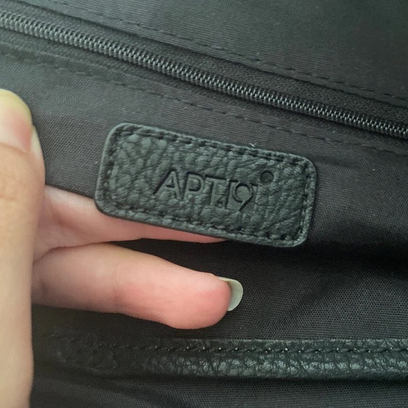 Apt. 9 Dark Gray Shoulder Bag with Ring Tassel - Picture 9 of 10